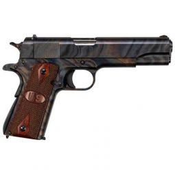 AUTO-ORDNANCE GI 1911A1 .45ACP, CASE HARDENED FIXED WOOD
