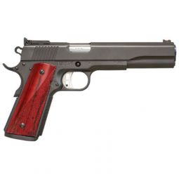 FUSION 1911 LONG SLIDE 10MM, 6" 8RND BLUED/RED COCOBOLO