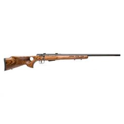 SAVAGE 25LW VARMINTER-T 22HORN, 24" ACU-TGR BLU/BRN LAM T-HOLE