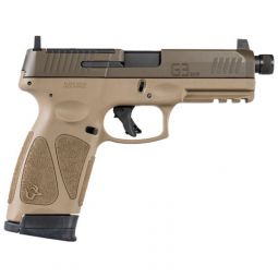TAURUS G3 9MM 10-SHOT OPTICS, READY 4.5" THREADED BBL FDE