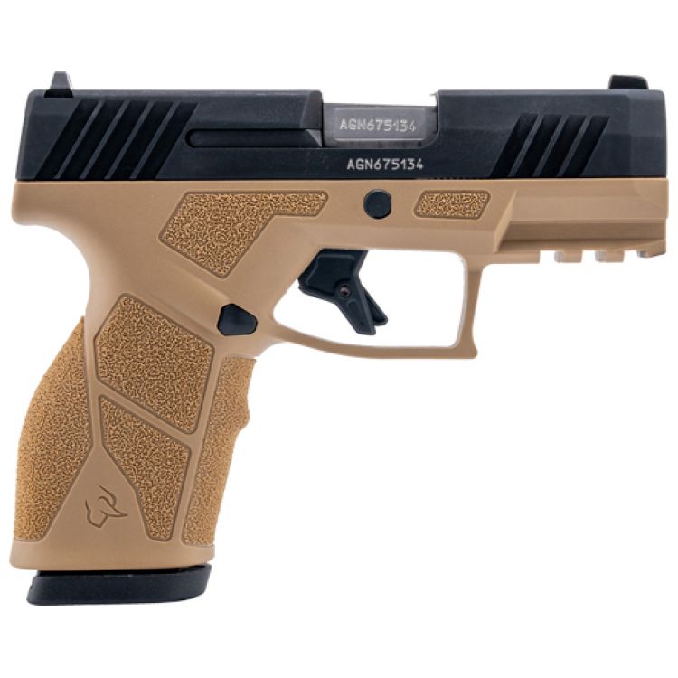 TAURUS GX2 9MM 13-SHOT ADJ., TAN FRAME BLACK SLIDE: MGW