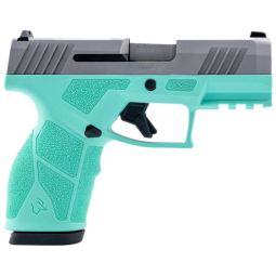 TAURUS GX2 9MM 13-SHOT ADJ., CYAN FRAME STAINLESS SLIDE