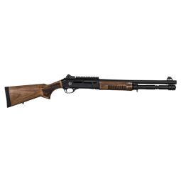 MAC 1014 12GA 3" 18.5" 5RD, GHOST RING SIGHT WOOD BLACK