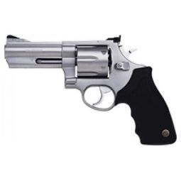 TAURUS 44 44MAG 4" AS 6-SHOT, PORTED STAINLESS RUBBER