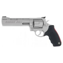 TAURUS RAGING BULL 44MAG 6.5", VENT RIB AS 6-SHOT SS RUBBER