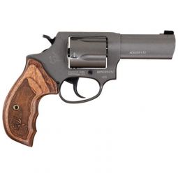 TAURUS 605 357MAG 2" FS, 5-SHOT TUNGSTEN CERAKOTE WOOD