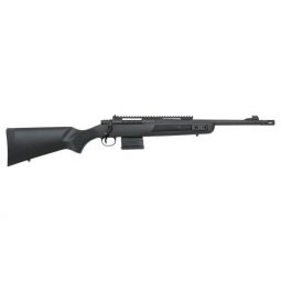 MOSSBERG MVP SCOUT 308WIN 10RD, 16.25" BLUED/SYN W/ GHOST RING