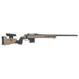 MOSSBERG PATRIOT LR 6.5PRC 22", THREADED 10RD MATTE BLUE ADJ