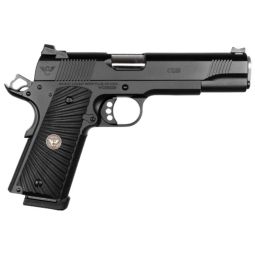 WILSON CQB-FS-45A 45ACP 5" FS, 8-SHOT BLACK ARMOR TUFF