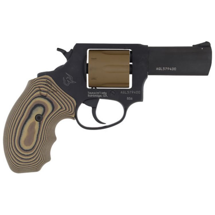 TAURUS 856 38SPL FS 5-SHOT, TWO TONE VZ GRIP OPTIC READY: MGW