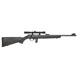 MOSSBERG 802 PLINKSTER SCOPED, COMBO 22LR 18" 10RD BLACK/SYN