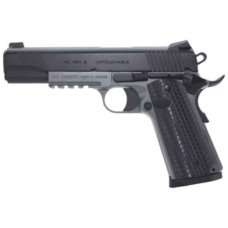 GIRSAN MC1911 UNTOUCHABLE GOVT, 45ACP G10 GRIP 8RD TWO-TONE: MGW