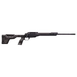 WEATHERBY 307 ALPINE MDT   243, WIN 24" BLK/BLK FLDG CHASSIS