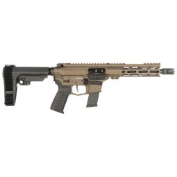 CMMG PISTOL BANSHEE MKG 45ACP, 8" EJECTOR RIP BRACE BRONZE