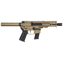 CMMG PISTOL BANSHEE MKG 45ACP, 5" PISTOL TUBE TAN
