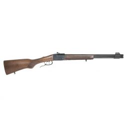 CHIAPPA DOUBLE BADGER O/U 22LR, 20GA 19" BLUED WOOD