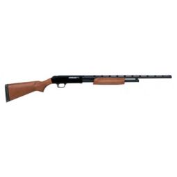 MOSSBERG 500 CROWN GRADE 410, 3" 24"VR BLUED HARDWOOD