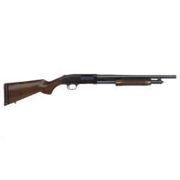 MOSSBERG 500 RETROGRADE 12GA, 3" 18.5" 6RD BLUED WALNUT