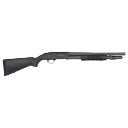 MOSSBERG 590 12GA 3" 18.5", 7RD BLUED SYNTHETIC