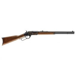 WINCHESTER 1873 SHORT RIFLE, CLR CASE 357/38SP BLUED/WALNUT