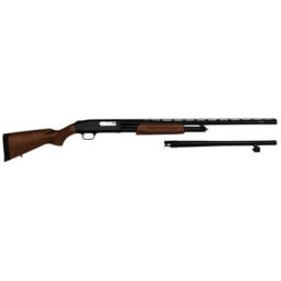 MOSSBERG 500 COMBO 12GA 3", 28"VR & 18.5" CYL BLUED WOOD
