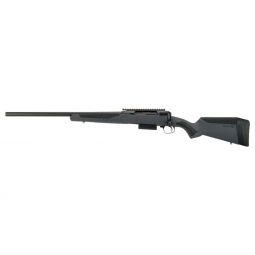 SAVAGE 220 SLUG LH 20GA W/RAIL, 22" MATTE/ACCUFIT GREY SYN