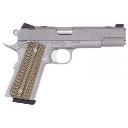 SAVAGE 1911 45ACP 5" S/S, ADJ REAR SIGHT 8RD G10 GRIP