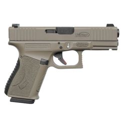 TRISTAR APOC 9MM 15RND FDE, W/FIBER OPTIC SIGHTS