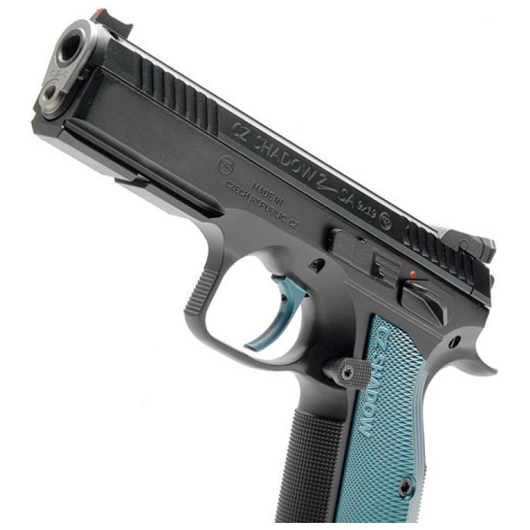 CZ CUSTOM SHADOW 2 SA ACCU 9MM, FS 17-SHOT BLK POLYMER FINISH: MGW