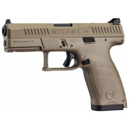 CZ P-10 C OR 9MM FS 15-SHOT, FLAT DARK EARTH