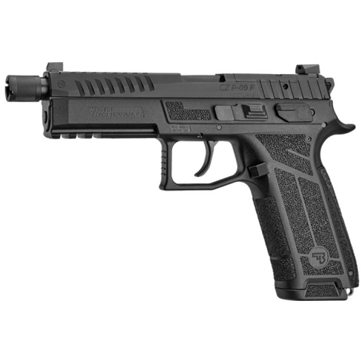 CZ P-09 F NOCTURNE SR OR 9MM, FS 21RD BLACK: MGW