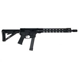 JACOB GREY RIFLE JG9 BALLISTO, 9MM 16" M-LOK BILLET BLACK