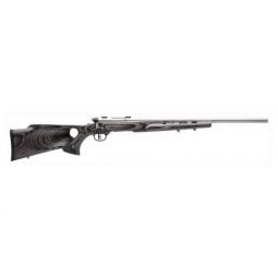 SAVAGE BMAG TARGET 17WSM 22", HB SS/GREY LAMINATE T-HOLE