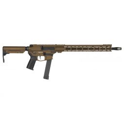 CMMG RIFLE RESOLUTE MKGS 9MM, 16.1" 32RD ARMOR BRONZE