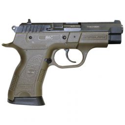 SAR USA B6C COMPACT PISTOL 9MM, 3.8" BBL 13RD OD GREEN/BLACK