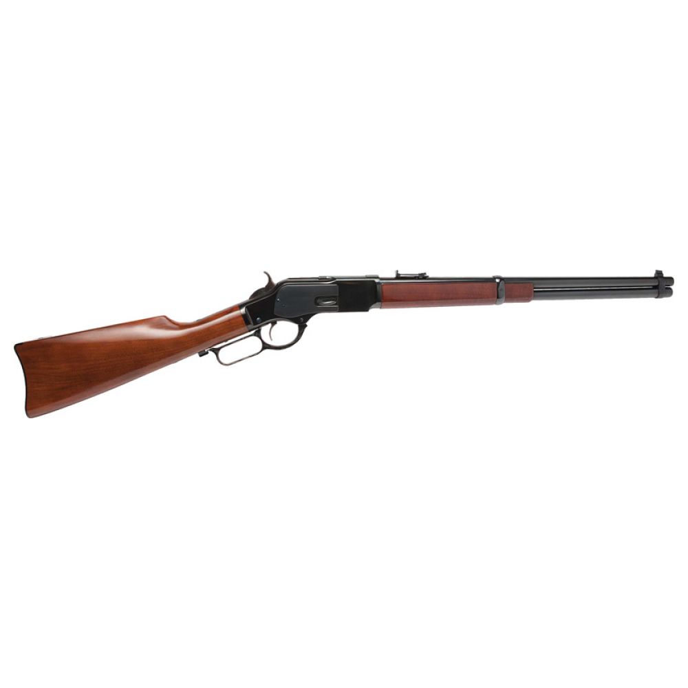 LOW-GUNS 1873 Lever Action Rifle Polished Nickel [22-6318] : Old