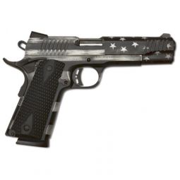 CITADEL M1911 GOVERNMENT 45ACP, USA FLAG GRAYSCALE G10