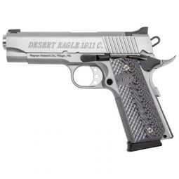 DESERT EAGLE 1911 COMMANDER, .45ACP 4.3" FS STAINLESS G10