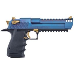 DESERT EAGLE L6 SERIES 50AE, 6" BLACK CARBO BLUE & PIC RAIL