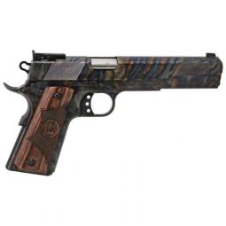 IVER JOHNSON EAGLE XL 10MM, 6" 8-SH CASE COLORED WOOD
