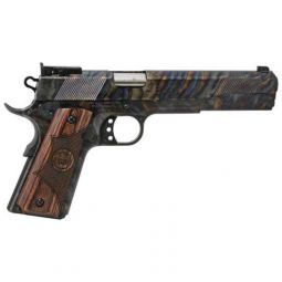 IVER JOHNSON EAGLE XL 45ACP, 6" 8RD CASE COLORED WOOD