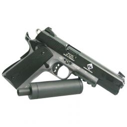 GERMAN SPORT 1911 AD-OPS 22LR, 5" BLACK/GREY 10RD W/RAIL