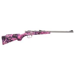 HENRY MINI BOLT YOUTH 22S/L/LR, GEN 2 16.25" SS/SYN MUDDY GIRL