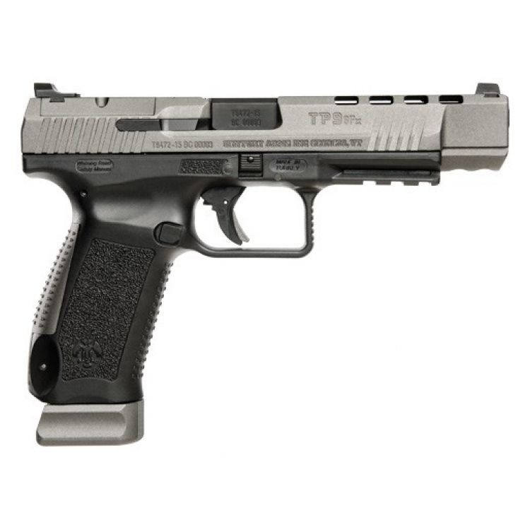 CANIK TP9SFX 9MM PISTOL FS, 2-20RD MAGS TUNGSTEN/BLACK: MGW