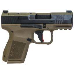 CANIK METE MC9 CALI 9MM 3.18", BBL. OR FS 2-10RD BLACK/FDE