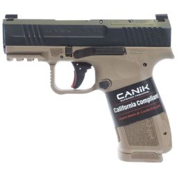 CANIK METE MC9 L CALI 9MM, 3.18" OR FS 2-10RD BLACK/FDE