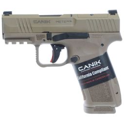CANIK METE MC9 L CALI 9MM, 3.18" OR FS FLAT DARK EARTH