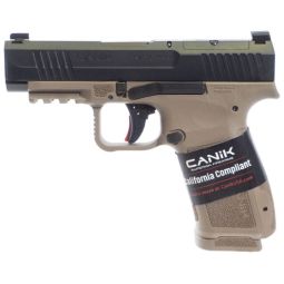 CANIK METE MC9 LS CALI 9MM, 3.63" OR FS 2-10RD BLACK/FDE