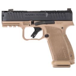 CANIK METE MC9 PRIME 9MM 3.65", OR NS 2-10RD MAGS BLACK/FDE