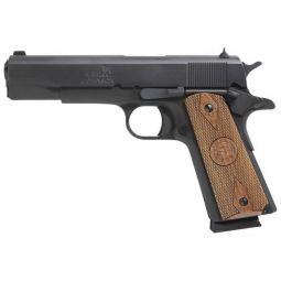 IVER JOHNSON 1911A1 STANDARD, .45ACP 5" FS 8RD MATTE WOOD